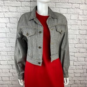 Vintage Grey Denim Jacket